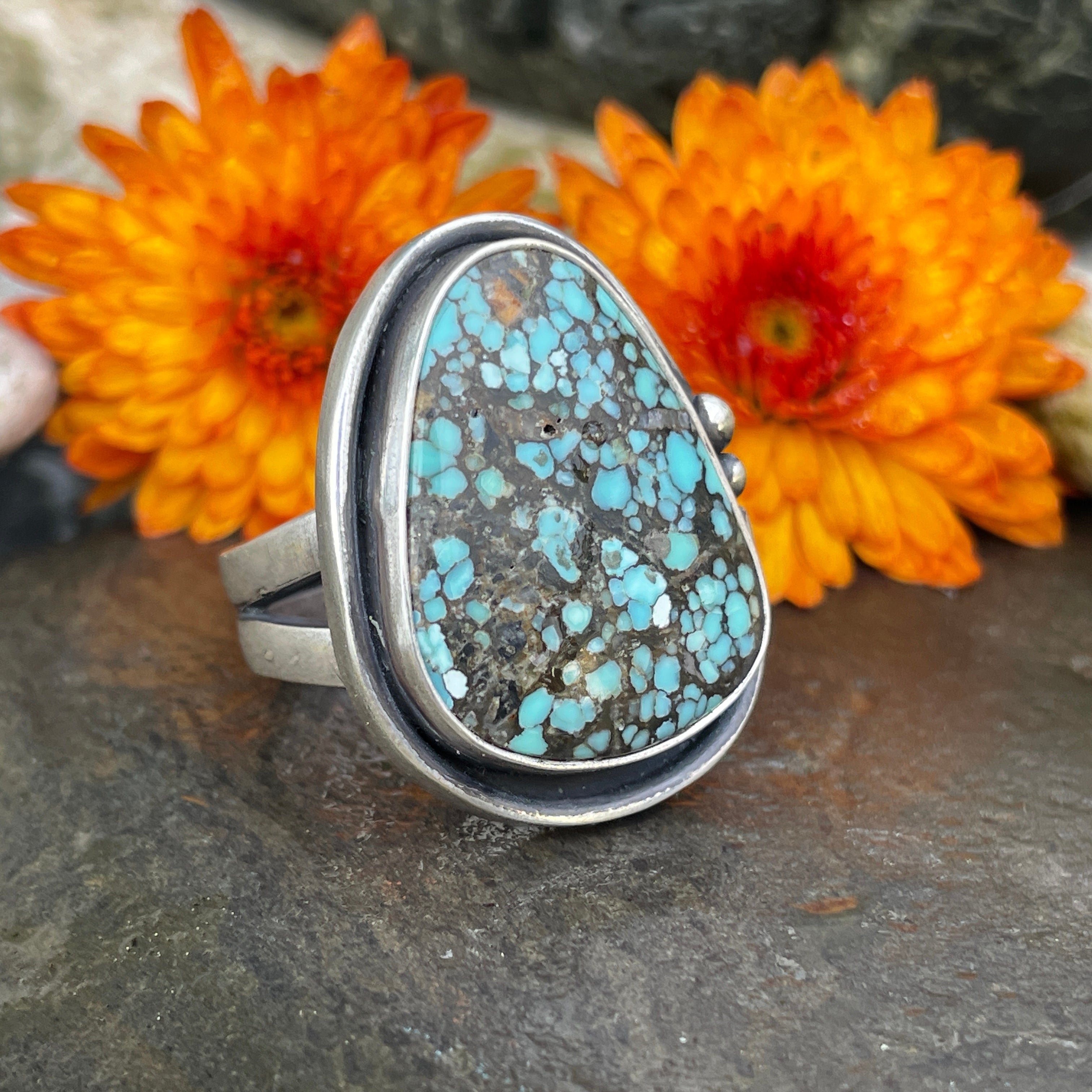 Blue Moon Turquoise Ring ~ Size 7.25