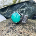 Australian Chrysoprase Ring ~ Size 8