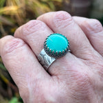 Australian Chrysoprase Ring ~ Size 8