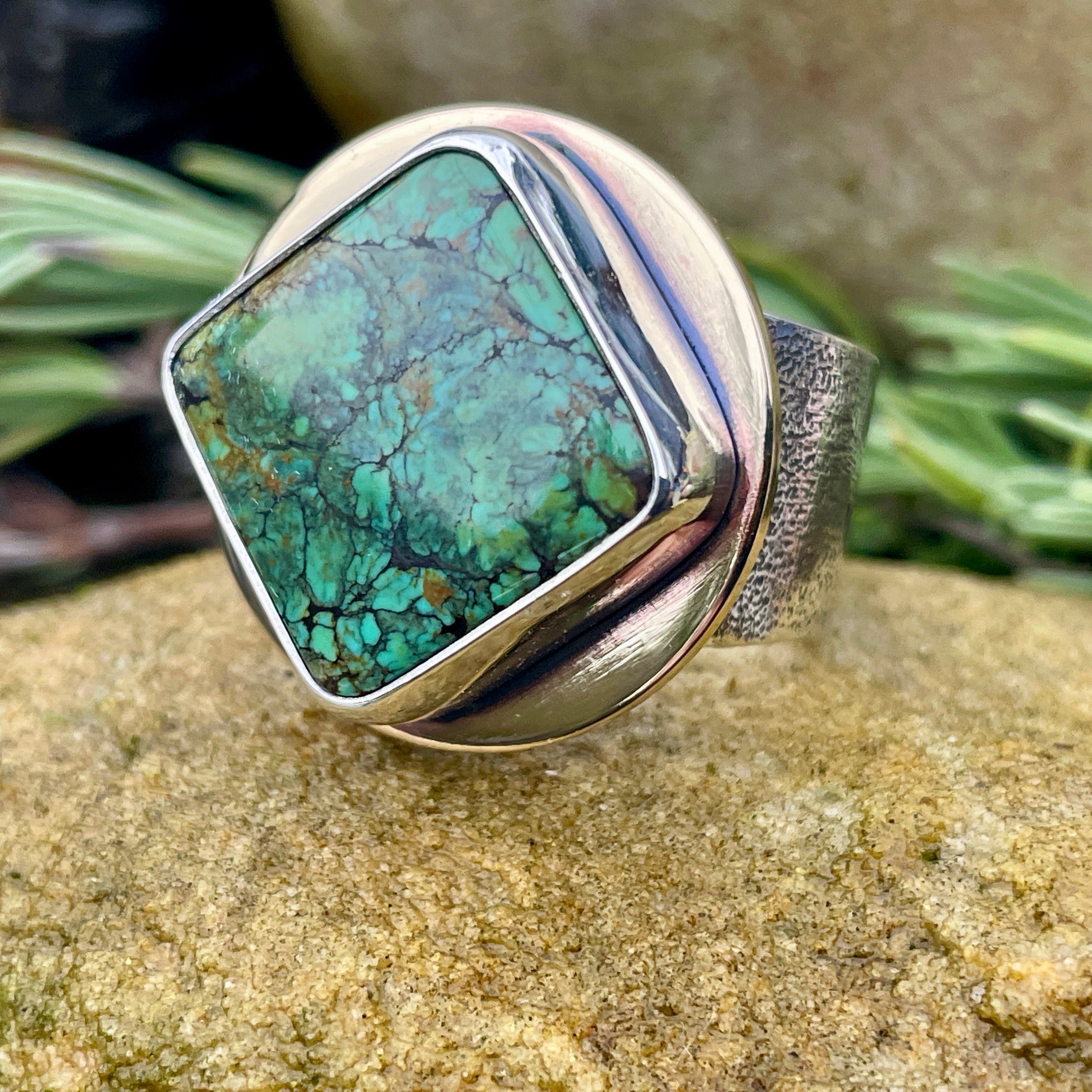 Hubei Turquoise Ring ~ Size 8.5