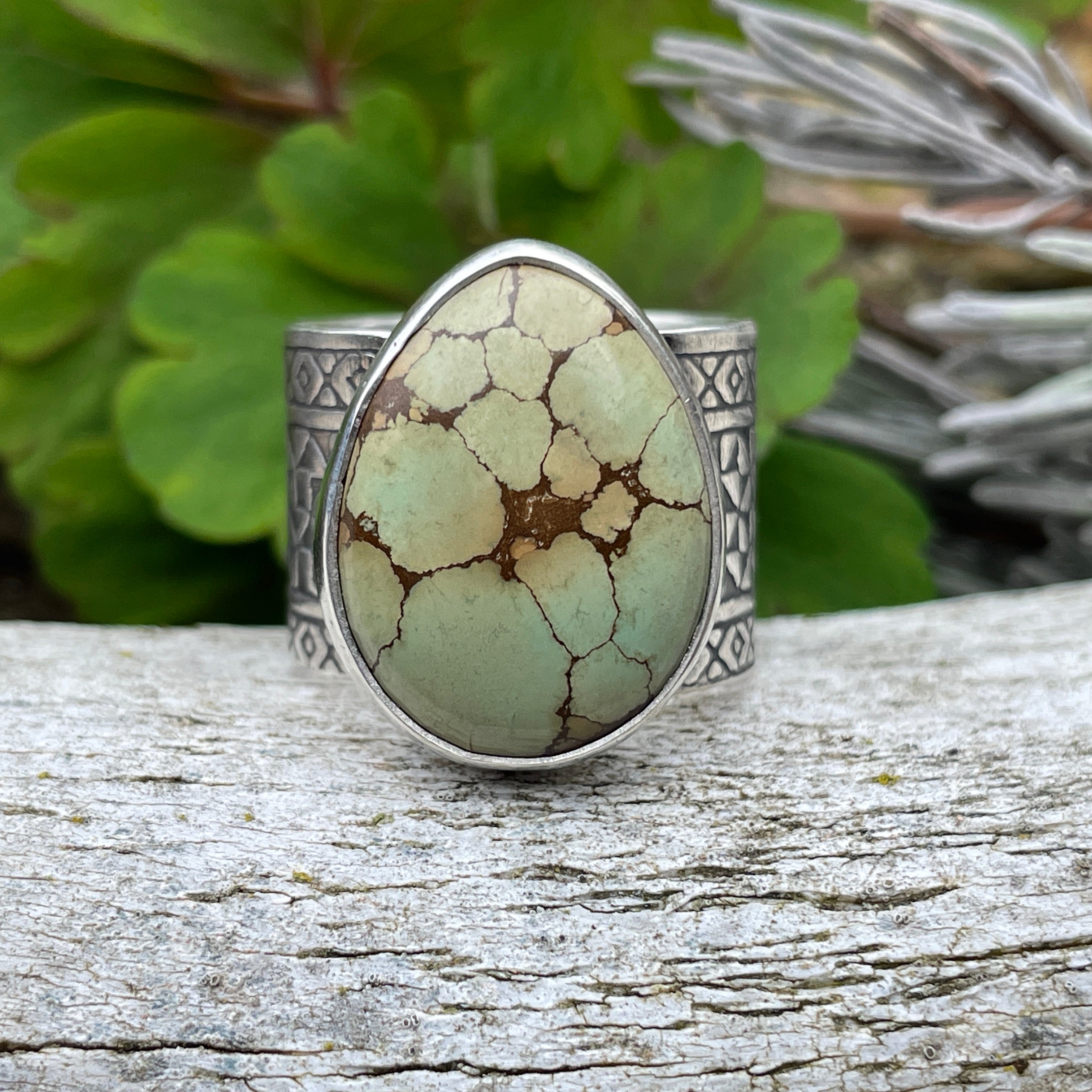 Red River Turquoise Ring ~ Size 9