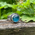 Apatite Doublet Ring ~ Size 8.5