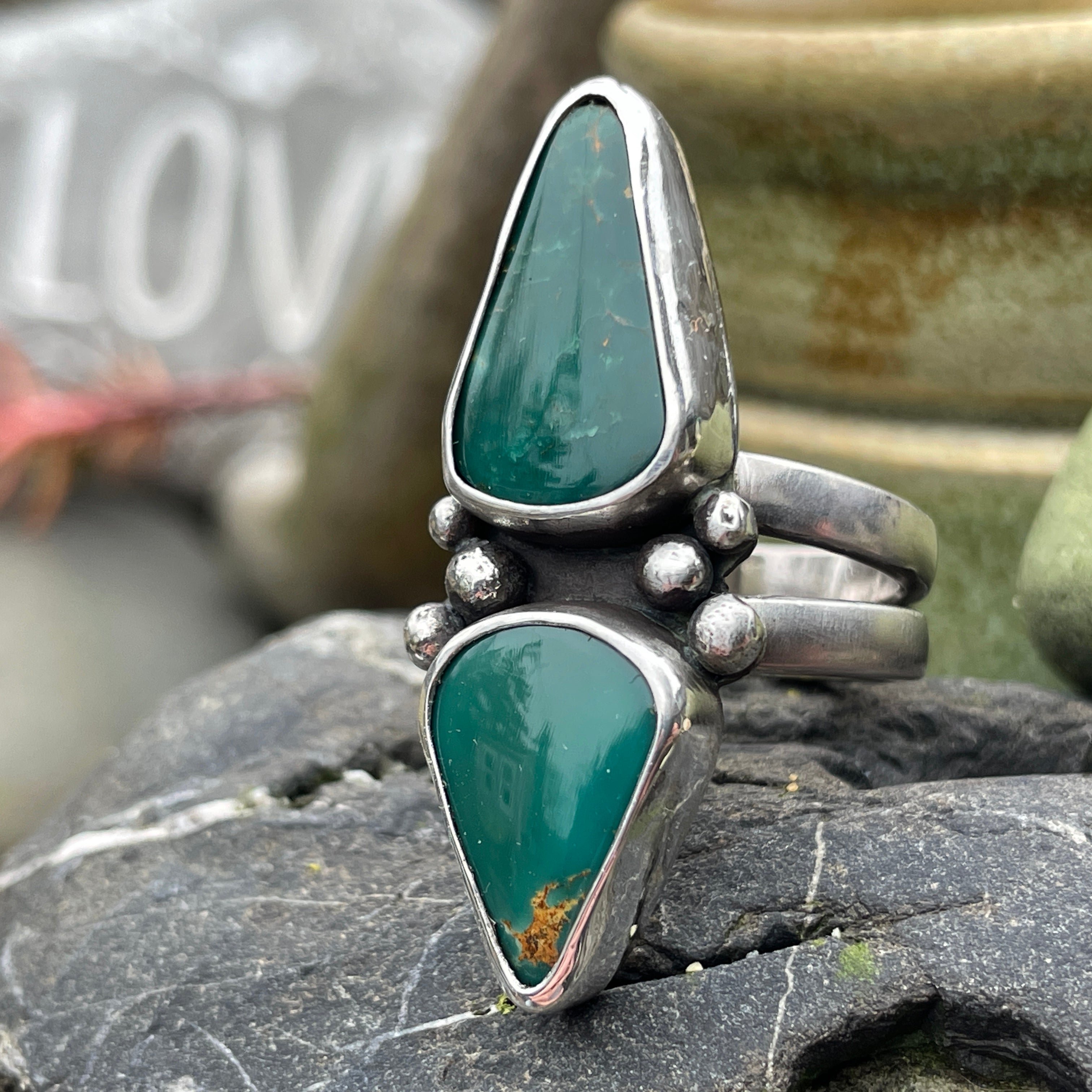 Royston Turquoise Ring ~ Size 7