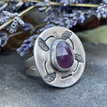 Purple Sapphire Ring ~ Size 8.5